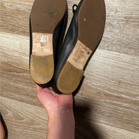 Margaux Black Ballet Flats - Picture 2 of 3